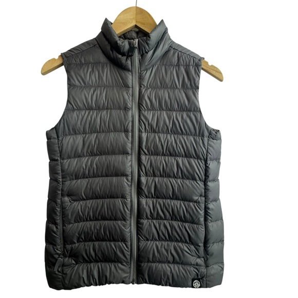 REI Co Op Boys Down Vest Grey SZ Large 14 - Picture 1 of 8